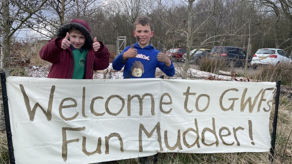 Fun Mudder sign