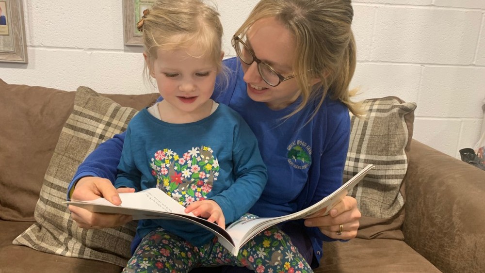 Kate reading story