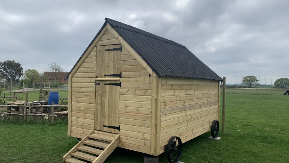 Our Shepherd's Hut reading den