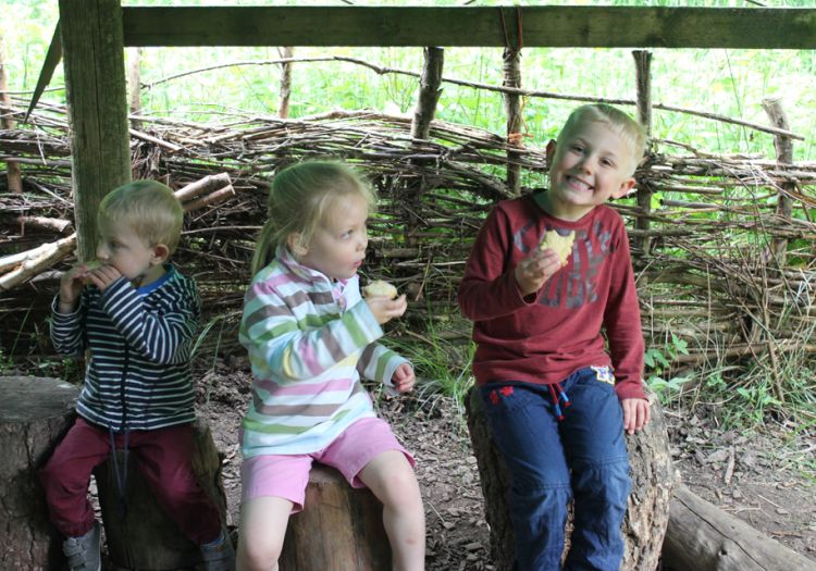 doughnuts on fire, base camp, woodlands, openday2018, forest school