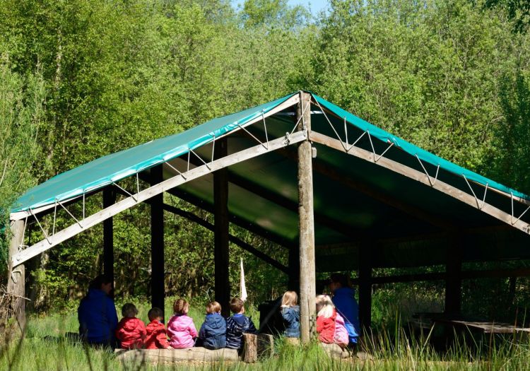 forest school shelter