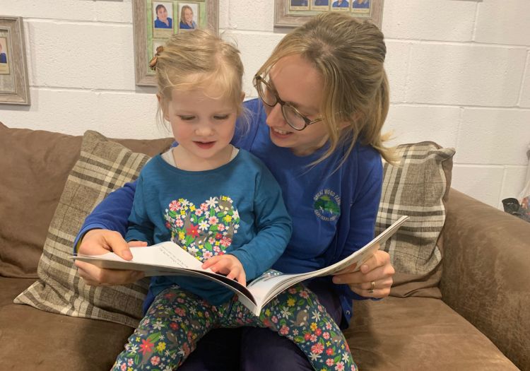 Kate reading story