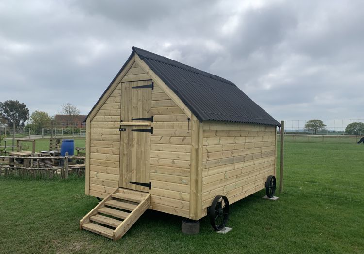 Our Shepherd's Hut reading den