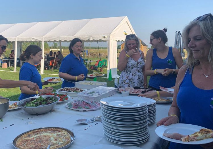 staff meal and EYFS introduction