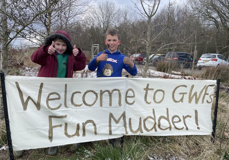 Fun Mudder sign