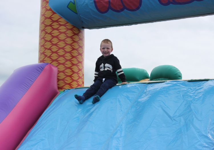 inflatable bouncy castle, garden, openday2018